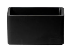Alfi Black Matte Solid Surface Resin Bathroom / Shower Stool - ABST55BM
