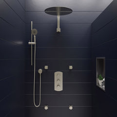 Alfi Round Sliding Rail Hand Shower Set - AB7938