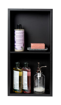 Alfi 12 x 24 Vertical Double Shelf Bath Shower Niche - ABNC1224