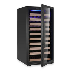 KingsBottle 47-Inch Single Zone Wine Cooler with Low-E Glass Door - KBU265WX - The Home Selection