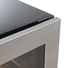 KingsBottle 47-Inch Single Zone Wine Cooler with Low-E Glass Door - KBU265WX - The Home Selection