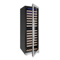 KingsBottle Upright Low-E Glass Door with Stainless Steel Trim - KBU425DX-SS - The Home Selection