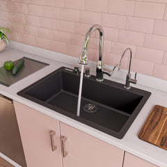 Alfi Traditional Gooseneck Pull Down Kitchen Faucet - ABKF3783