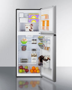 Summit 24" Wide Top Mount Refrigerator-Freezer with Icemaker - FF1089PLIM