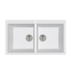 LaToscana Double Basin Drop-in Sink For 36" Cabinet - AM8620-UG - The Home Selection