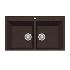 LaToscana Double Basin Drop-in Sink For 36" Cabinet - AM8620-UG - The Home Selection