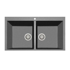 LaToscana Double Basin Drop-in Sink For 36" Cabinet - AM8620-UG - The Home Selection