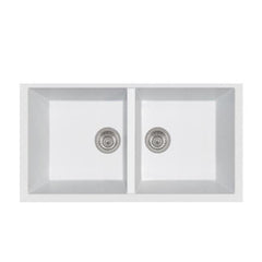 LaToscana Double Basin Undermount Sink For 36" Cabinet - AM8620ST-UG - The Home Selection