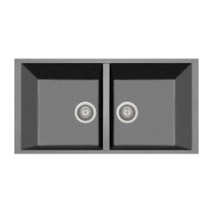 LaToscana Double Basin Undermount Sink For 36" Cabinet - AM8620ST-UG - The Home Selection