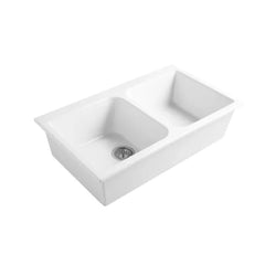 LaToscana Kitchen Sink Fireclay Drop In Single Bowl- 33" X 20" X 8 1/2"- single Hole - PO033D21 - The Home Selection