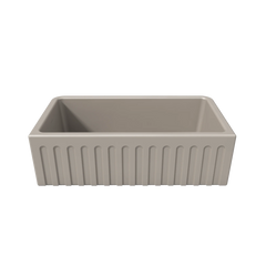 LaToscana Kitchen Sink Fireclay Farmhouse Apron Single Bowl 33 x 18 x 10 - LFS3318 - The Home Selection