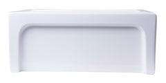 Alfi 24  White Arched Apron Thick Wall Fireclay Single Bowl Farm Sink - AB2418ARCH-W