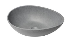 Alfi 21  Solid Concrete Tear Drop Above Mount Vessel Sink - ABCO21O