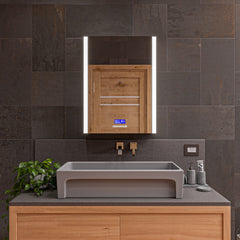 Alfi 36  Grey Matte Above Mount Fireclay Bathroom Trough Sink - AB36TRGM