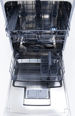 Breda 24-Inch Fully Integrated ADA Dishwasher – 15 Place Settings, 6 Wash Cycles, 5 Temperature Settings, 45 dBA, AUTO+SpeedWash, Total Dry (Door Pop Out), Energy Star Certified – Stainless Steel - LUDWA30155