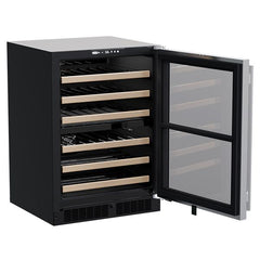 Marvel 24-IN BUILT-IN HIGH-EFFICIENCY DUAL ZONE WINE REFRIGERATOR - MLWD224 - The Home Selection