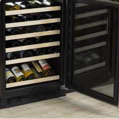 Marvel 24-IN BUILT-IN HIGH-EFFICIENCY SINGLE ZONE WINE REFRIGERATOR WITH DISPLAY RACK - MLWC324 - The Home Selection