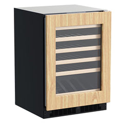 Marvel 24-IN BUILT-IN HIGH-EFFICIENCY SINGLE ZONE WINE REFRIGERATOR WITH DISPLAY RACK - MLWC324 - The Home Selection