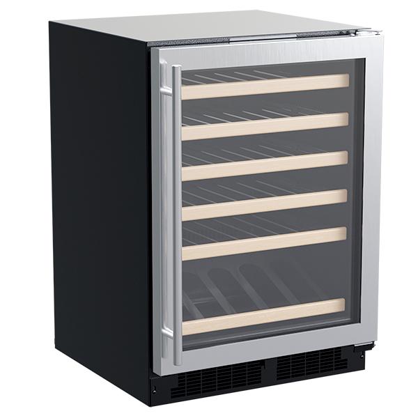 Marvel 24-IN BUILT-IN HIGH-EFFICIENCY SINGLE ZONE WINE REFRIGERATOR WITH DISPLAY RACK - MLWC324 - The Home Selection