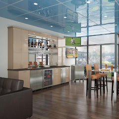 Marvel 24-IN LOW PROFILE BUILT-IN BEVERAGE CENTER WITH CONVERTIBLE SHELF AND MAXSTORE BIN - MABV224 - The Home Selection