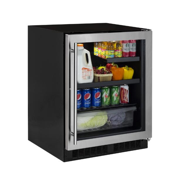Marvel 24-IN LOW PROFILE BUILT-IN BEVERAGE CENTER WITH CONVERTIBLE SHELF AND MAXSTORE BIN - MABV224 - The Home Selection