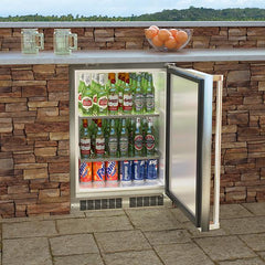 Marvel 24-IN OUTDOOR BUILT-IN HIGH-CAPACITY REFRIGERATOR - MORE124 - The Home Selection