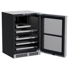 Marvel 24-IN PROFESSIONAL BUILT-IN DUAL ZONE WINE AND BEVERAGE CENTER - MPBD424 - The Home Selection