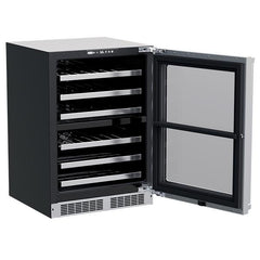 Marvel 24-IN PROFESSIONAL BUILT-IN DUAL ZONE WINE REFRIGERATOR - MPWD424 - The Home Selection