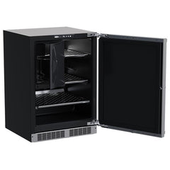Marvel 24-IN PROFESSIONAL BUILT-IN REFRIGERATOR FREEZER WITH CRESCENT ICE MAKER - MPRI424 - The Home Selection