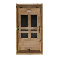 Maxxus 1 Person S-Line Infrared Sauna Low EMF with Canadian Hemlock - MX-S106-01 - The Home Selection