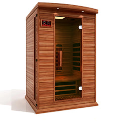 Maxxus 2 Person Full Spectrum Infrared Sauna - Canadian Red Cedar - MX-M206-01-FS CED - The Home Selection