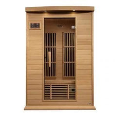Maxxus 2 Person Near Zero EMF FAR Infrared Sauna - Canadian Hemlock - MX-K206-01-ZF - The Home Selection