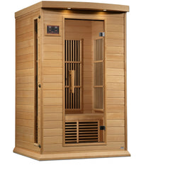 Maxxus 2 Person Near Zero EMF FAR Infrared Sauna - Canadian Hemlock - MX-K206-01-ZF - The Home Selection