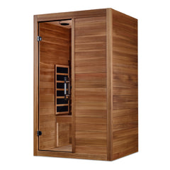 Maxxus 2 Person S-Line Infrared Sauna Full Spectrum with Pacific Cedar - MX-S206-01-FS-PC - The Home Selection
