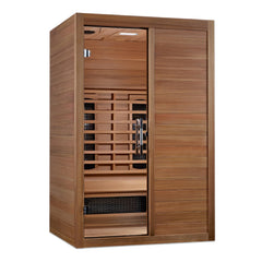 Maxxus 2 Person S-Line Infrared Sauna Full Spectrum with Pacific Cedar - MX-S206-01-FS-PC - The Home Selection