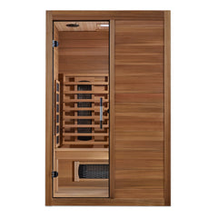 Maxxus 2 Person S-Line Infrared Sauna Full Spectrum with Pacific Cedar - MX-S206-01-FS-PC - The Home Selection