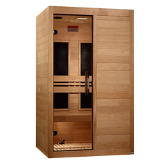 Maxxus 2 person S-Line Infrared Sauna Low EMF with Canadian Hemlock - MX-S206-01 - The Home Selection