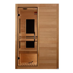 Maxxus 2 person S-Line Infrared Sauna Low EMF with Canadian Hemlock - MX-S206-01 - The Home Selection