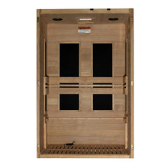 Maxxus 2 person S-Line Infrared Sauna Low EMF with Canadian Hemlock - MX-S206-01 - The Home Selection