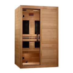 Maxxus 2 person S-Line Infrared Sauna Low EMF with Canadian Hemlock - MX-S206-01 - The Home Selection