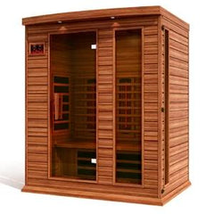 Maxxus 3 Person Full Spectrum Infrared Sauna - Canadian Red Cedar - MX-M306-01-FS CED - The Home Selection