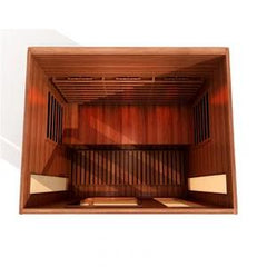 Maxxus 3 Person Full Spectrum Infrared Sauna - Canadian Red Cedar - MX-M306-01-FS CED - The Home Selection