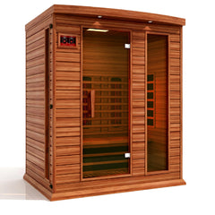 Maxxus 3 Person Full Spectrum Infrared Sauna - Canadian Red Cedar - MX-M306-01-FS CED - The Home Selection