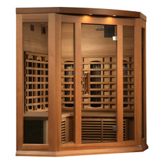 Maxxus 3 Person Full Spectrum Infrared Sauna - Canadian Red Cedar - MX-M356-01-FS CED - The Home Selection