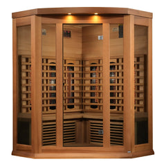 Maxxus 3 Person Full Spectrum Infrared Sauna - Canadian Red Cedar - MX-M356-01-FS CED - The Home Selection
