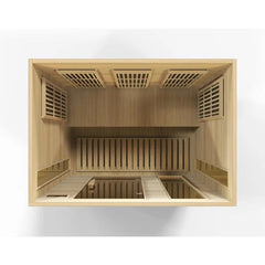 Maxxus 3 person Low EMF FAR Infrared Sauna Canadian Hemlock MX-K306-01 - The Home Selection