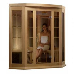Maxxus 3 person Low EMF FAR Infrared Sauna Canadian Hemlock MX-K356-01 - The Home Selection