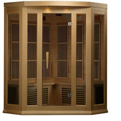 Maxxus 3 person Low EMF FAR Infrared Sauna Canadian Hemlock MX-K356-01 - The Home Selection