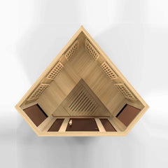 Maxxus 3 person Low EMF FAR Infrared Sauna Canadian Hemlock MX-K356-01 - The Home Selection