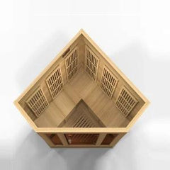 Maxxus 3 person Low EMF FAR Infrared Sauna Canadian Hemlock MX-K356-01 - The Home Selection